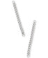 ფოტო #1 პროდუქტის Chunky Chain Link Linear Drop Earrings