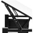 Фото #3 товара Biurko stół kreślarski uchylny z szufladami stołkiem 90 x 60 cm czarno-białe