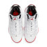 [322992-160] Mens Air Jordan 6 RINGS 'WHITE UNIVERSITY RED BLACK'