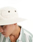 Фото #2 товара My Accessories oversized bucket hat in beige cotton