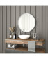 Фото #5 товара Monaco Accent Wall Mirror With Metal Frame For Bathroom, Vanity, Entryway, Dining Room, & Living Room