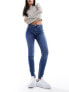 Фото #1 товара Vero Moda Alia mid rise skinny jeans with bum sculpt detail in medium blue