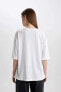 Kadın Beyaz Tişört - C0099ax/wt34