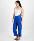 Petite Pull-On Mid-Rise Wide-Leg Pants