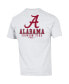 Фото #4 товара Men's White Alabama Crimson Tide Team Stack 2-Hit T-shirt
