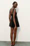 Фото #10 товара Платье мини ZARA с короткими складками Box Pleat