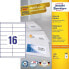 Фото #4 товара Avery Zweckform 3665 - White - Rectangle - Permanent - 105 x 33.8 mm - A4 - Paper