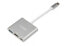 Фото #2 товара USB-концентратор iBOX IUH3CFT1 - USB 3.2 Gen 1 (3.1 Gen 1) Type-C - HDMI, USB 3.2 Gen 1 (3.1 Gen 1) Type-A, USB 3.0 (3.1 Gen 1) Type-C - 5000 Mbit/s - Silver - 0.11 м - 50 мм