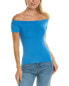 Фото #1 товара Rebecca Taylor Boatneck Top Women's Blue S