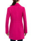 Фото #2 товара Women's Petite Notched-Collar Double-Breasted Peacoat, Created for Macy's