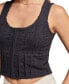 Women's Schiffly Embroidered Corset Top