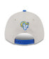 ფოტო #5 პროდუქტის Men's Stone, Royal Los Angeles Rams 2023 NFL Draft 9FORTY Adjustable Hat