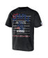 ფოტო #3 პროდუქტის Men's NFL X Staple Black New England Patriots Gridiron Short Sleeve T-shirt