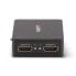 Lindy 2 Port HDMI 18G Splitter - Compact - HDMI - 2x HDMI - 3840 x 2160 pixels - Black - Metal - 60.5 mm