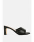 ფოტო #1 პროდუქტის Women's Celine Quilted Italian Block Heel Sandals