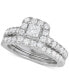 ფოტო #1 პროდუქტის Diamond Princess Bridal Set (2 ct. t.w.) in 18k White, Yellow or Rose Gold