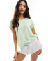 Vero Moda round neck t-shirt in pastel green