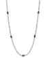 EFFY® Sapphire (7/8 ct. t.w.) & Diamond (4 ct. t.w.) 18" Collar Necklace in 14k Two-Tone Gold
