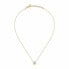 Фото #2 товара Lovely Gold Plated Semipreziose Topaz Necklace SAXN03