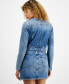 Фото #2 товара Women's Marissa Cotton Embellished Denim Jacket