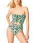 Jessica Simpson 298828 Wild Thing Ruched Keyhole Front One Piece Swimsuit M