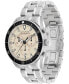 ფოტო #2 პროდუქტის Men's Calendoplan S Swiss Quartz Chrono Stainless Steel Silver-tone Watch 42mm