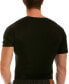 ფოტო #2 პროდუქტის Men's Power Mesh Compression Short Sleeve V-Neck T-shirt