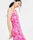 Фото #4 товара Women's Floral-Print Sleeveless V-Neck Maxi Dress, Created for Macy's