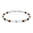 MASERATI Iconic Tiger Eye 19 3 cm bracelet