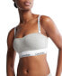 Фото #3 товара Calvin Klein Women's Modern Cotton Lightly Lined Bandeau Bra QF7628