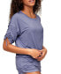 ფოტო #2 პროდუქტის Women's Laura Pajama Knit Top & Short Set