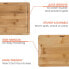 Фото #13 товара Bambus Holz Schneidebrett 3er Set