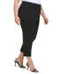 Фото #2 товара Plus Size Solid Ankle Pants