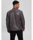 Men's Faux-Leather Biker Jacket