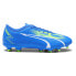 Фото #1 товара Puma Ultra Play Firm GroundArtificial Ground Soccer Cleats Mens Blue Sneakers At