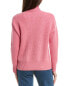 Forte Cashmere Heart Funnel Cashmere Sweater Women's