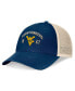 ფოტო #1 პროდუქტის Men's Navy West Virginia Mountaineers Heritage Waylon Trucker Adjustable Hat