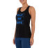 Athletic Works Core Active Graphic Racerback Tank Women's Large Black Polyester