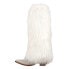 Dingo Snuggles Snip Toe Cowboy Womens White Casual Boots DI189-100 8.5 - фото #3