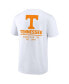 Фото #4 товара Men's White Tennessee Volunteers Game Day 2-Hit T-shirt