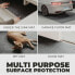 Фото #4 товара Multipurpose Rubber Backed Runner Waterproof Can Be Used for Garage Floors, Garage Floor Mat for Under Car, Hallway and Under Sink | Two Wheels (1.22 x 5.79 m)