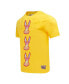 ფოტო #4 პროდუქტის Men's Bugs Bunny Yellow Looney Tunes Acid Colors T-shirt