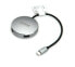 ROLINE 14.02.5036 - USB 3.2 Gen 1 (3.1 Gen 1) Type-C - USB 3.0 (3.1 Gen 1) Type-C - 5000 Mbit/s - Black,Stainless steel - Aluminium - 60 mm