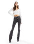 Фото #4 товара Stradivarius Tall straight bootcut jean in black wash