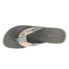 Фото #4 товара Sperry Parrotfish Flip Flops Womens Grey Casual Sandals STS82817