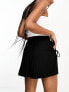 Фото #4 товара ASOS DESIGN Tall shirred waist pocket short in black