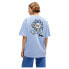 HUGO Oversized 1 10262158 BLUE short sleeve T-shirt