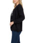 Women's Feather Cardigan Sweater with Jewel Button