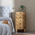 Chest of drawers 46,5 x 33,5 x 95 cm Natural Mango wood