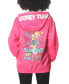 Фото #1 товара Women's Pink Looney Tunes Popover Windbreaker Jacket